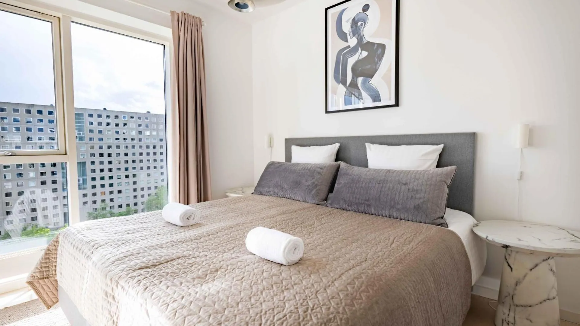 Stylish 3Br Apartment W Two Balconies Copenhagen